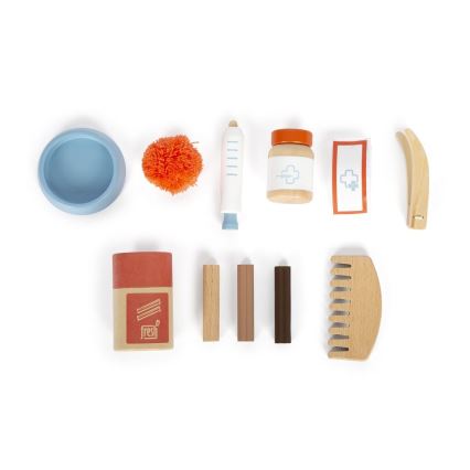 Small Foot - Peluche gatta con kit di cura