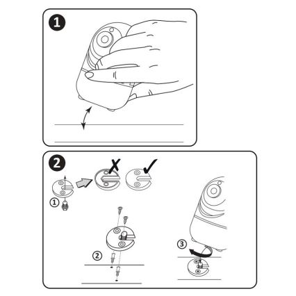 Smart camera COSMO LED/230V/Wi-Fi Tuya