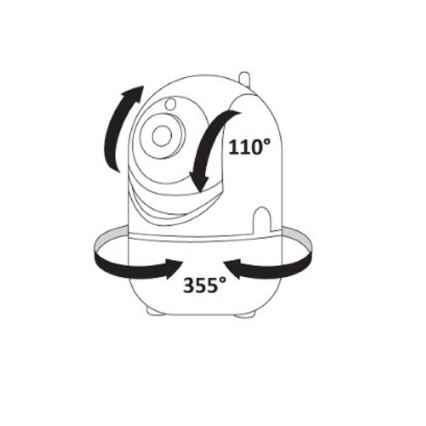 Smart camera COSMO LED/230V/Wi-Fi Tuya