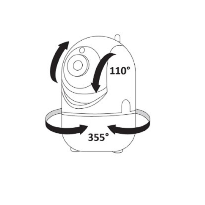 Smart camera COSMO LED/230V/Wi-Fi Tuya