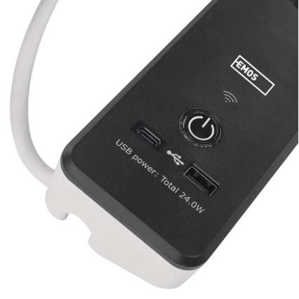 Smart estensione cavo con interruttore GoSmart 4Z + 1xUSB-A + 1xUSB-C 2 m Wi-Fi Tuya