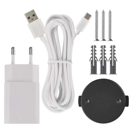 Smart interno swivel camera con sensore di movimento GoSmart 5V Wi-Fi Tuya bianco