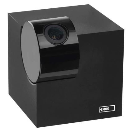 Smart interno swivel camera con sensore di movimento GoSmart 5V Wi-Fi Tuya nero