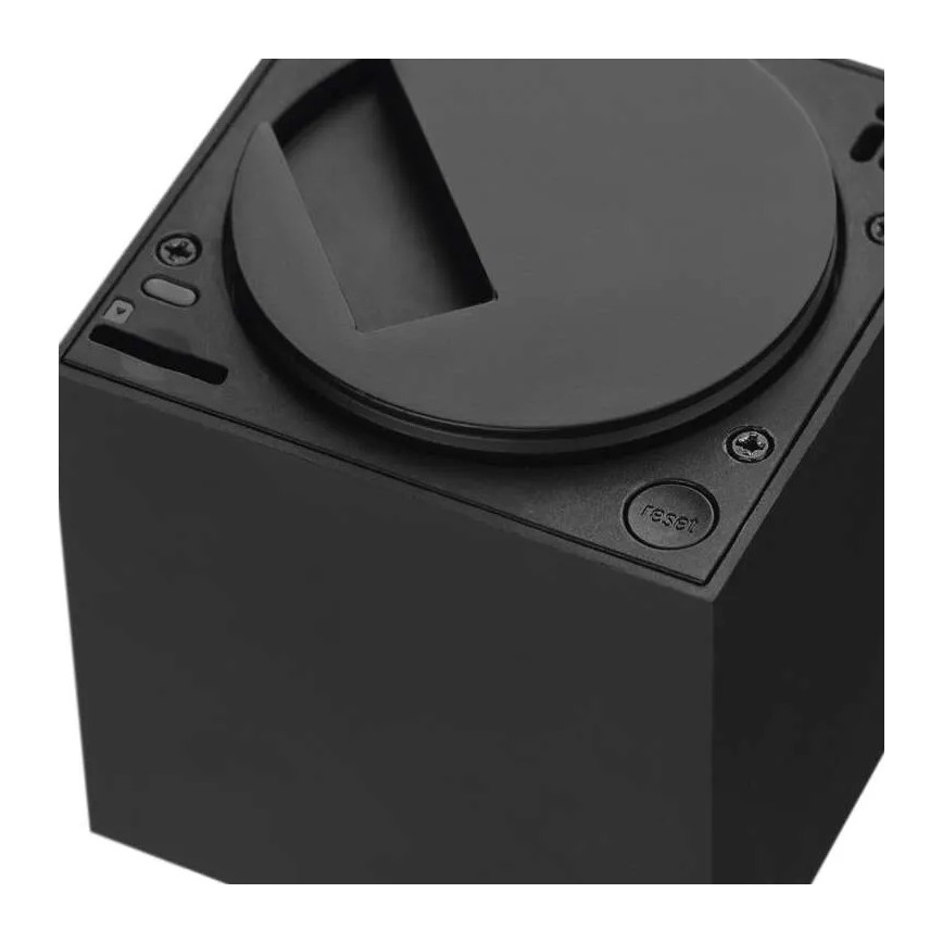 Smart interno swivel camera con sensore di movimento GoSmart 5V Wi-Fi Tuya nero