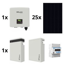 Sol. kit: SOLAX Power - 10kWp RISEN Full Black + 10kW SOLAX converter 3f + batteria 11,6 kWh