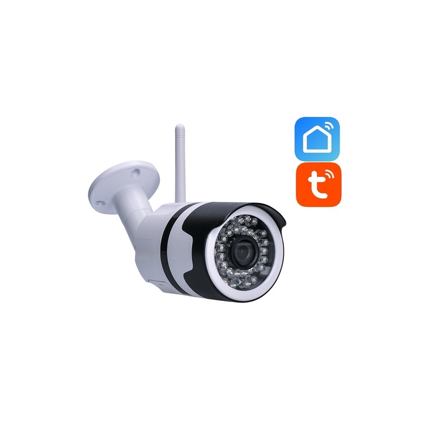 Videocamera IP per esterni con sensore 12V/FULL HD IP65 Wi-Fi Tuya