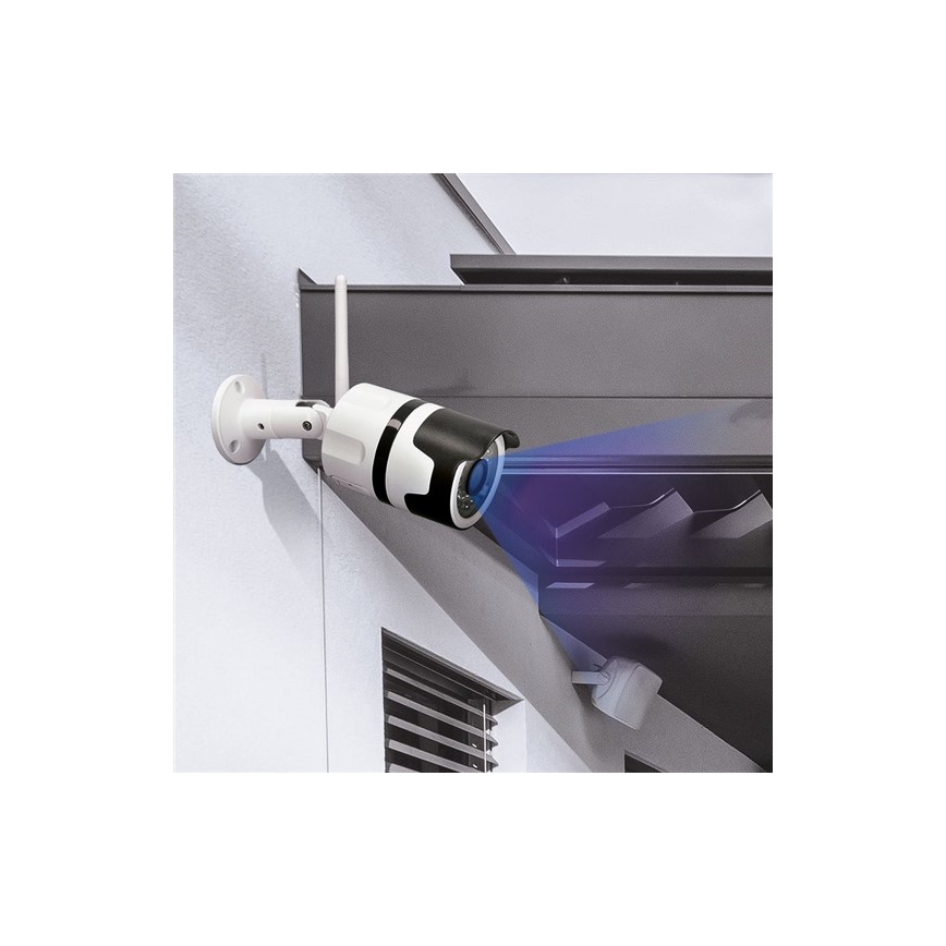 Videocamera IP per esterni con sensore 12V/FULL HD IP65 Wi-Fi Tuya