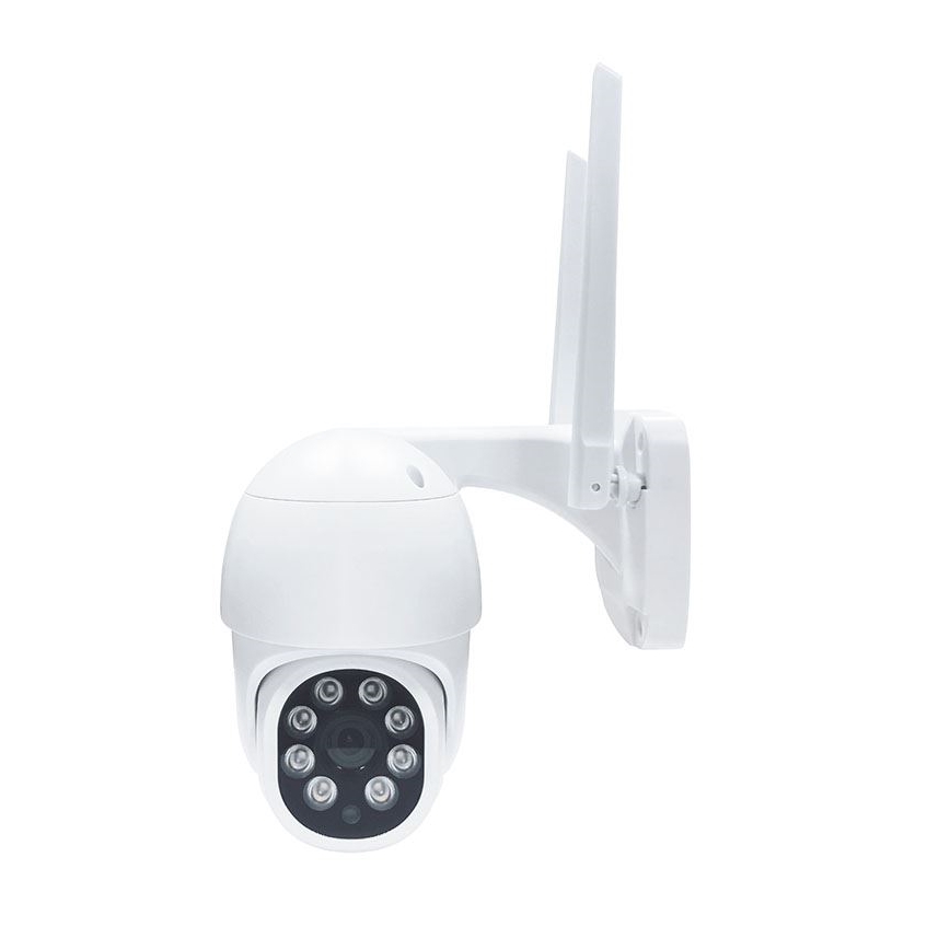 Telecamera da esterno con sensore, IP65, Wi‑Fi e compatibile con Tuya