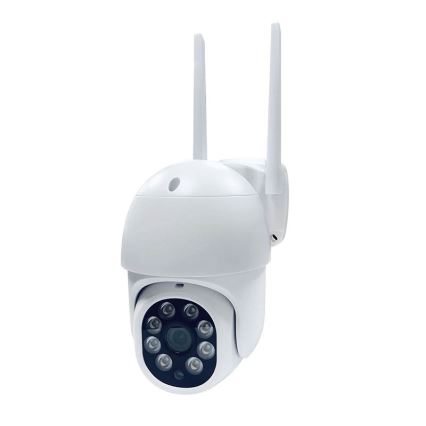 Telecamera da esterno con sensore, IP65, Wi‑Fi e compatibile con Tuya