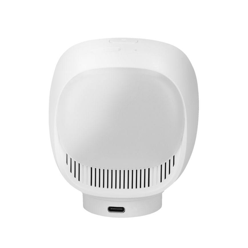 Telecamera intelligente con sveglia, termometro e luce LED 1296p 3Mpx 5V Wi-Fi Tuya IP65