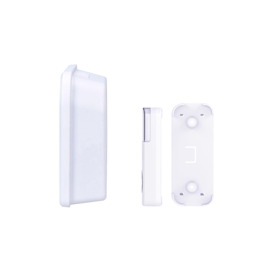 Campanello wireless a batteria 3xAA IP44 bianco