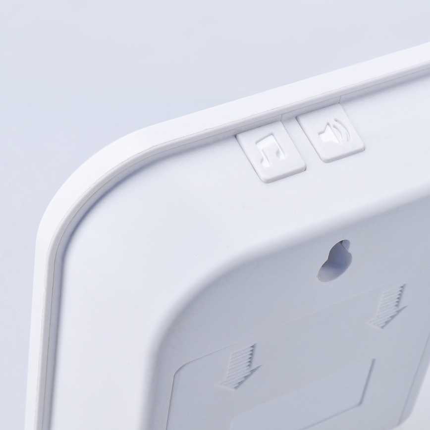 Campanello wireless a batteria 3xAA IP44 bianco