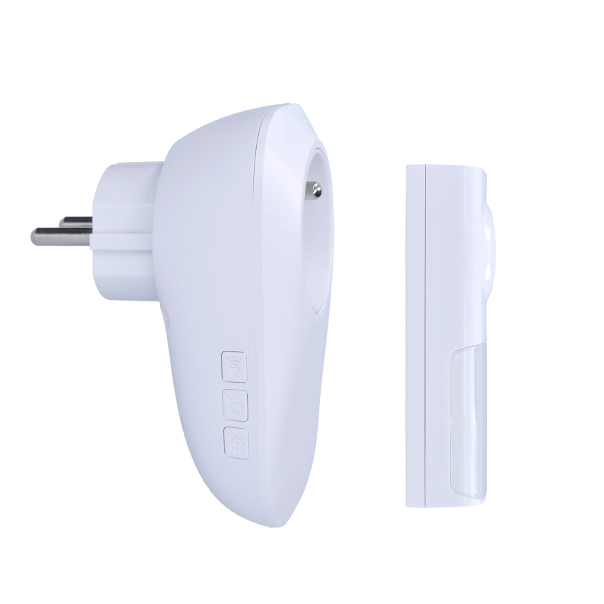 Campanello wireless con spina integrata 230V/1xLR23A IP55