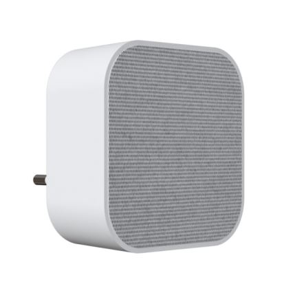 Campanello wireless con spina integrata 230V + 2x bottone 2xCR2032 IP44 bianco