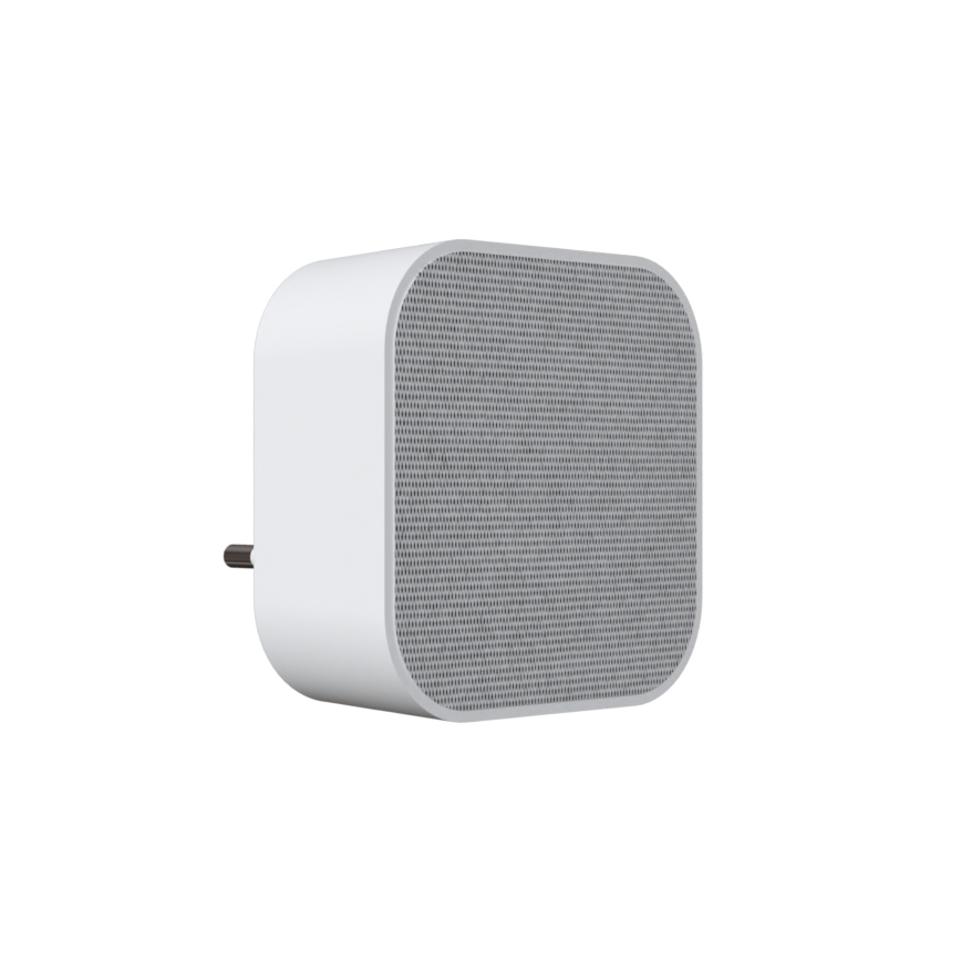 Campanello wireless con spina integrata 230V + 2x bottone 2xCR2032 IP44 bianco