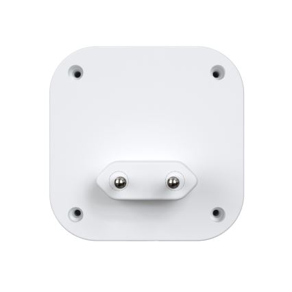 Campanello wireless con spina integrata 230V + 2x bottone 2xCR2032 IP44 bianco