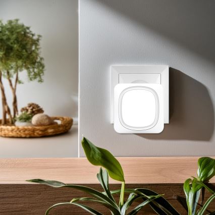Campanello wireless con illuminazione a LED 230V/1xCR2032 IP56 bianco