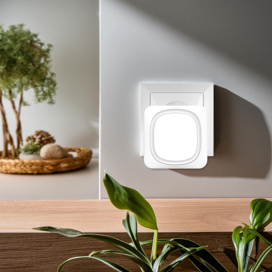 Campanello wireless con illuminazione a LED 230V/1xCR2032 IP56 bianco
