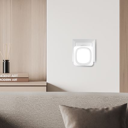 Campanello wireless con illuminazione a LED 230V/1xCR2032 IP56 bianco