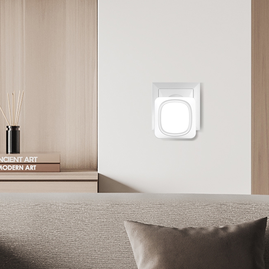 Campanello wireless con illuminazione a LED 230V/1xCR2032 IP56 bianco