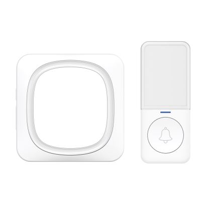 Campanello wireless con illuminazione a LED 230V/1xCR2032 IP56 bianco
