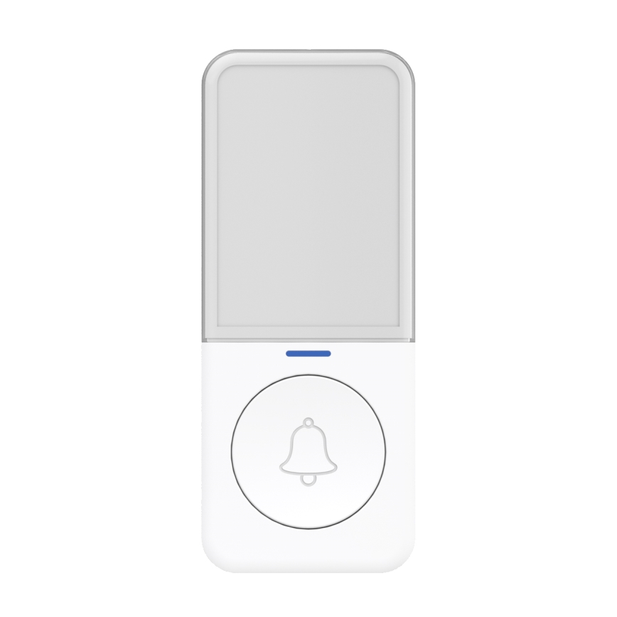 Campanello wireless con illuminazione a LED 230V/1xCR2032 IP56 bianco