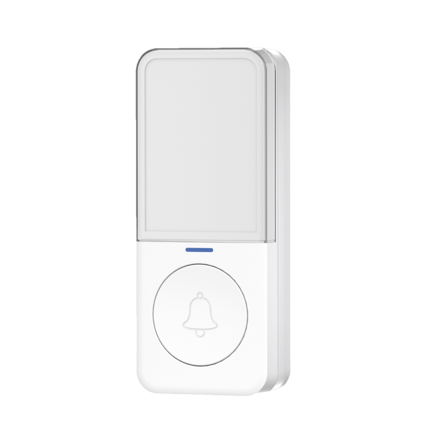 Campanello wireless con illuminazione a LED 230V/1xCR2032 IP56 bianco