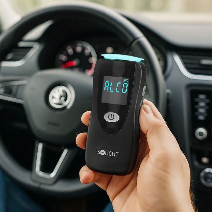 Etilometro senza contatto a batterie 3xAA