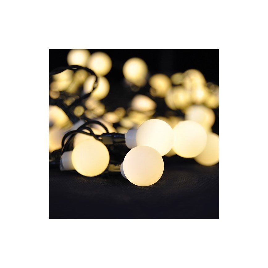 Catena natalizia LED RGB dimmerabile da esterno 20m 200xLED/230V + telecomando IP44