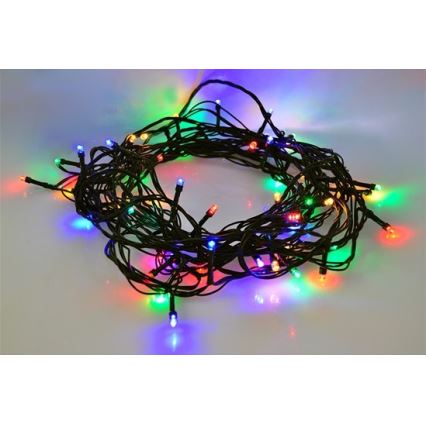 Catena natalizia LED da esterno 100xLED/230V 10m IP44 multicolore