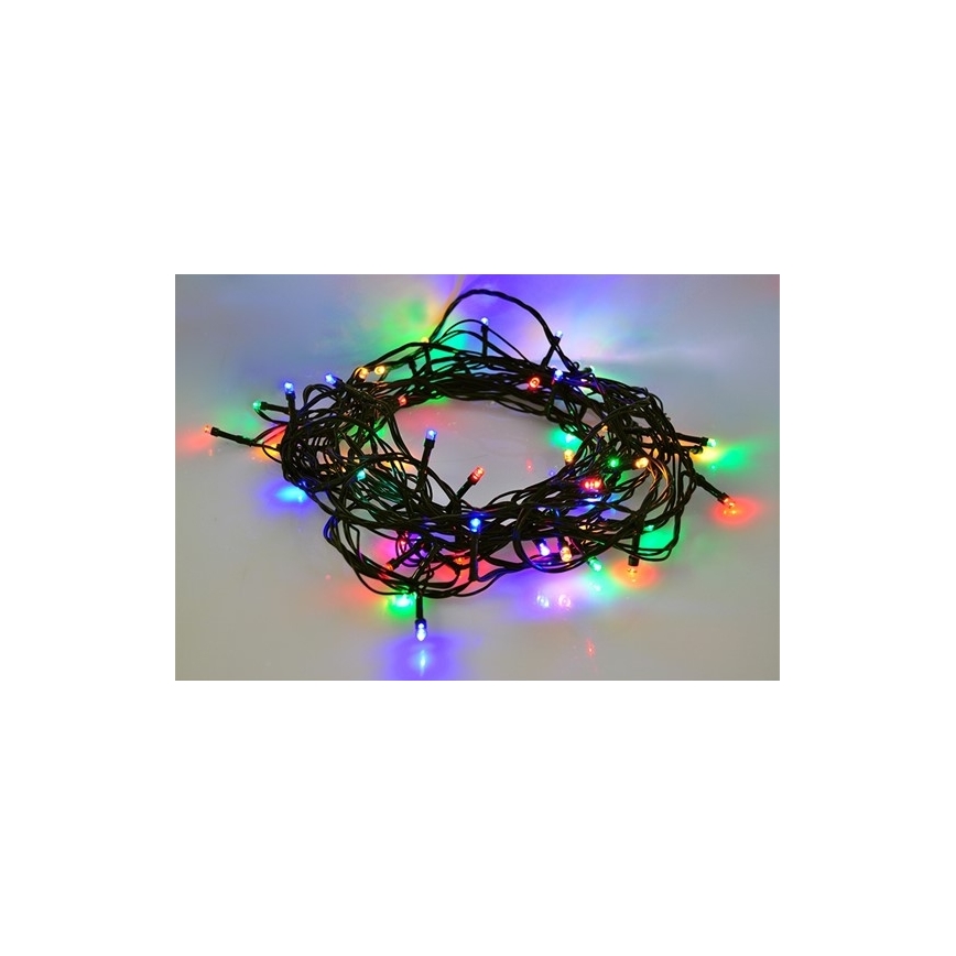 Catena natalizia LED da esterno 100xLED/230V 10m IP44 multicolore
