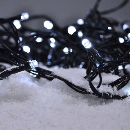Catena luminosa LED per esterni 100xLED/8 funzioni 13m IP44 bianco freddo