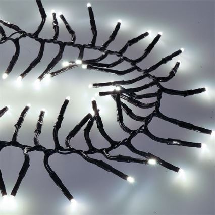 Catena luminosa LED per esterni 576 LED/8 funzioni, 8 m, IP44, bianco freddo + telecomando