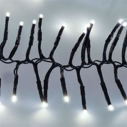 Catena luminosa LED per esterni 576 LED/8 funzioni, 8 m, IP44, bianco freddo + telecomando