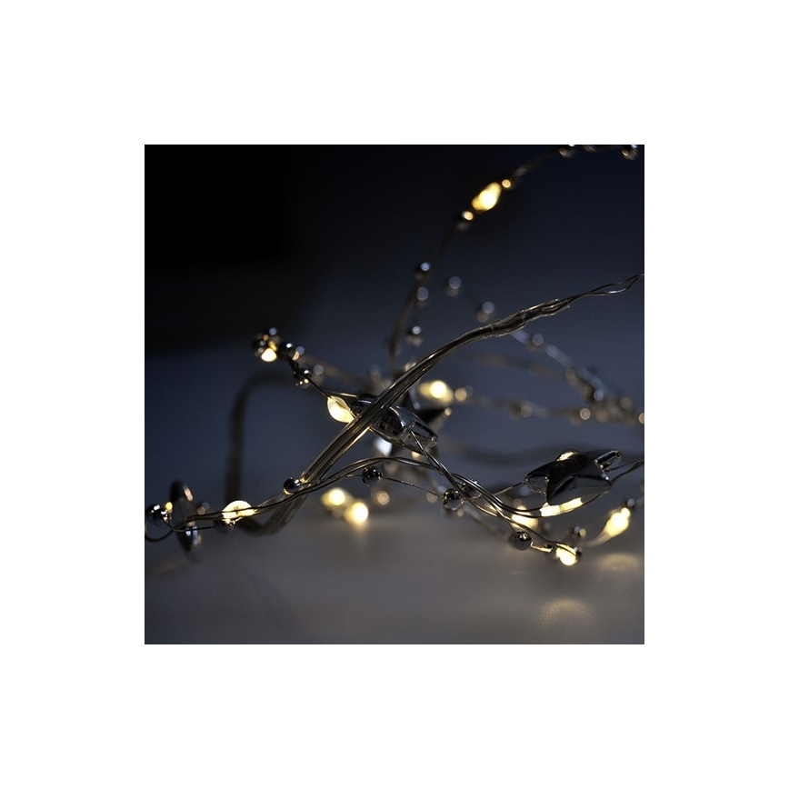 Catena natalizia LED 1 m 20xLED/2xAA