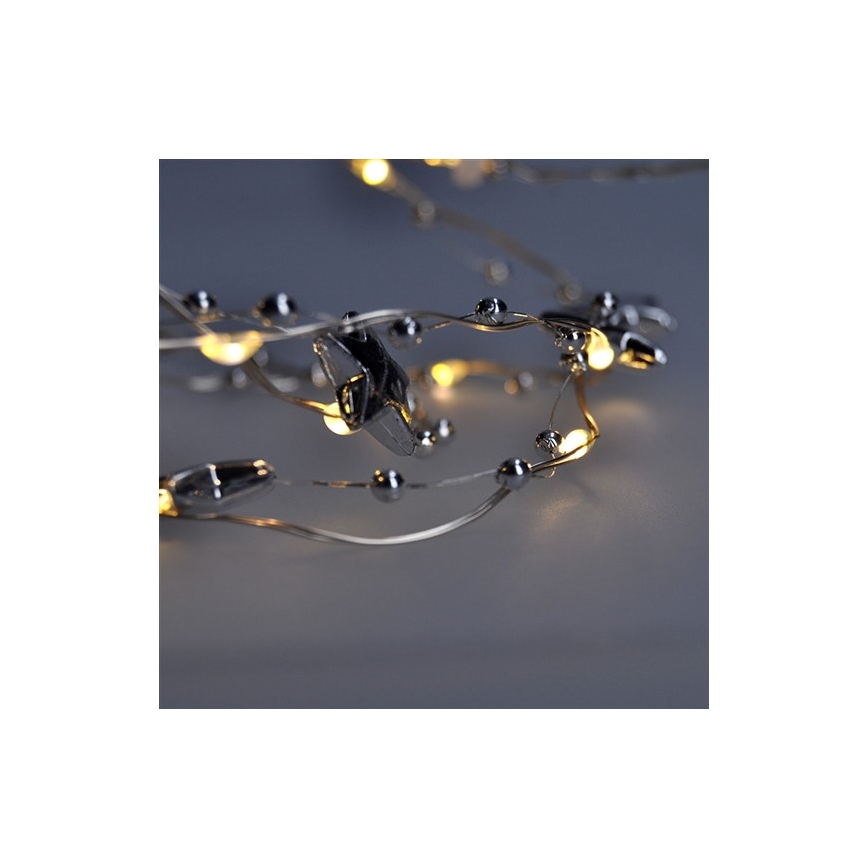 Catena natalizia LED 1 m 20xLED/2xAA
