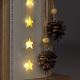 Decorazione natalizia LED 10xLED/2xAA stella