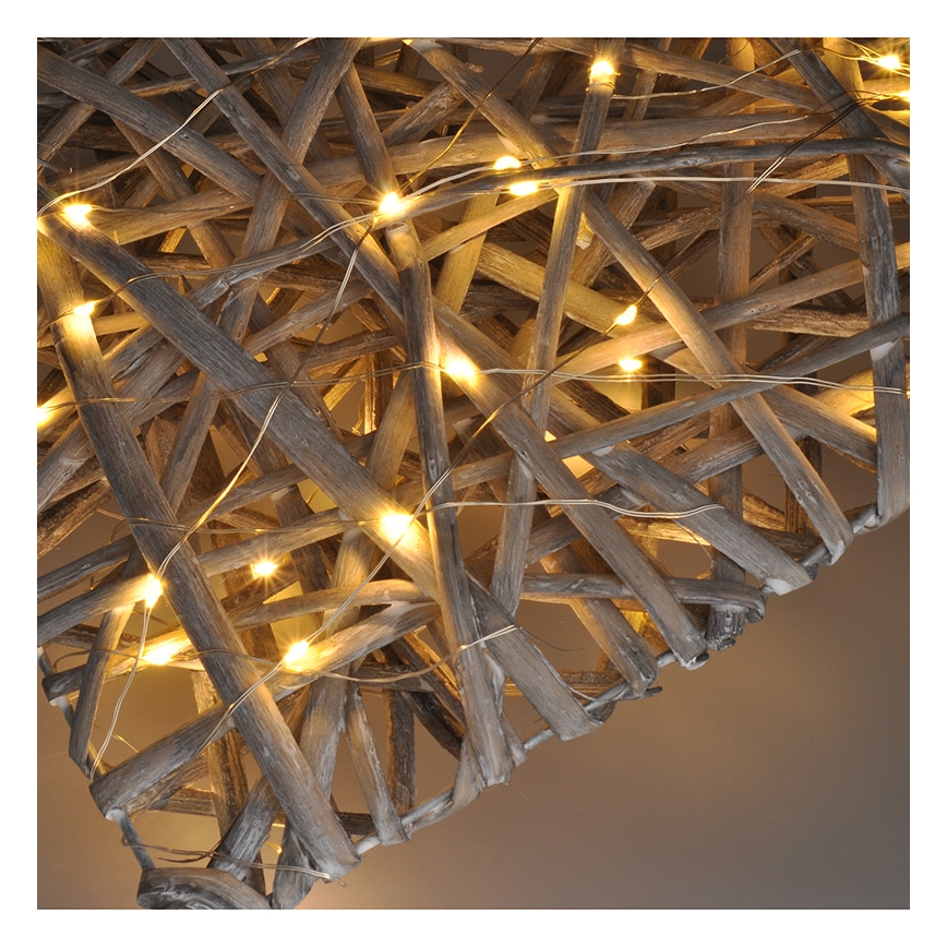 Decorazione natalizia LED LED/2xrattan AA