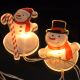 LED Catena di Natale con ventose 6xLED/2xAA 1,2m pupazzo di neve bianco caldo