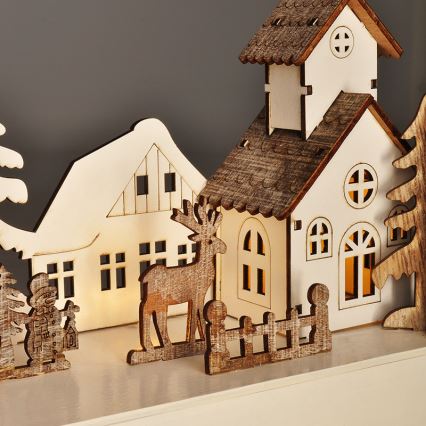 Decorazione natalizia LED LED/2xAA bianco caldo