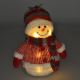 Decorazione natalizia LED LED/3xAA pupazzo di neve