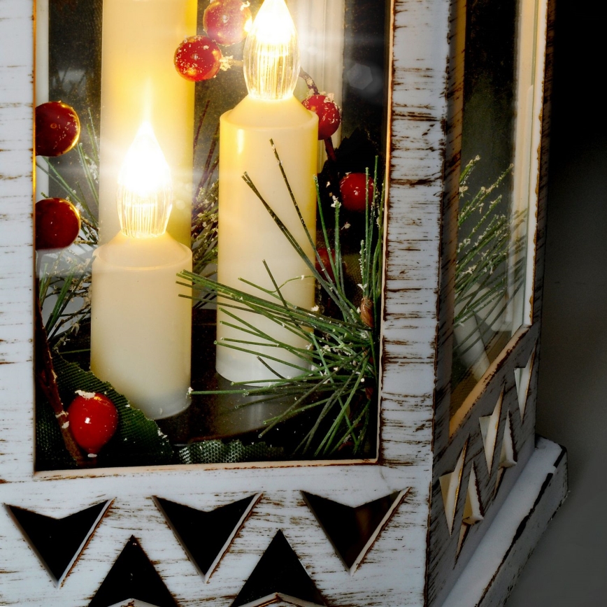 Decorazione natalizia LED 3xLED/3xAAA lanterna