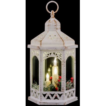 Decorazione natalizia LED 3xLED/3xAAA lanterna