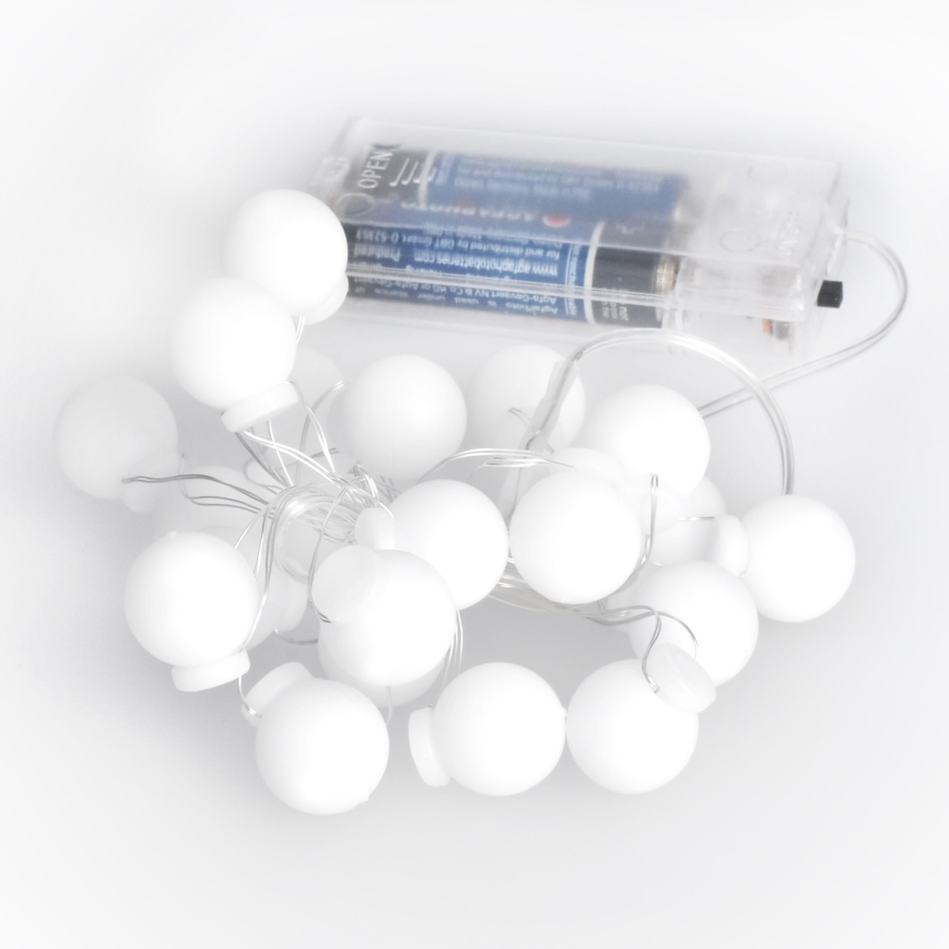 Catena natalizia LED 20xLED/2xAA 2,3 m multicolore