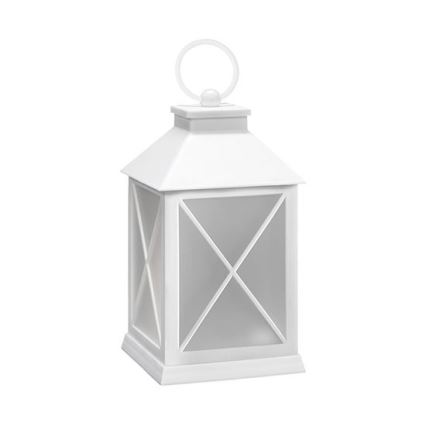 Lanterna natalizia a LED, 2xAA, bianco caldo