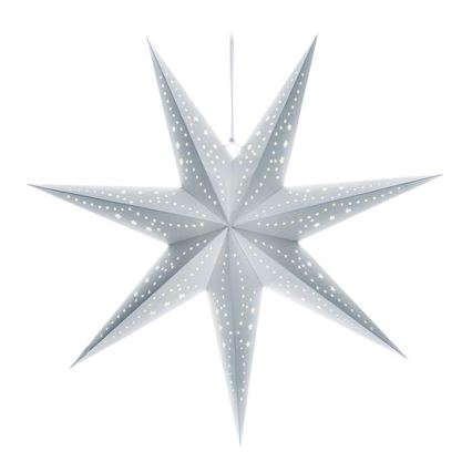 Decorazione natalizia LED 20xLED/2xAA, stella argentata, luce bianco caldo