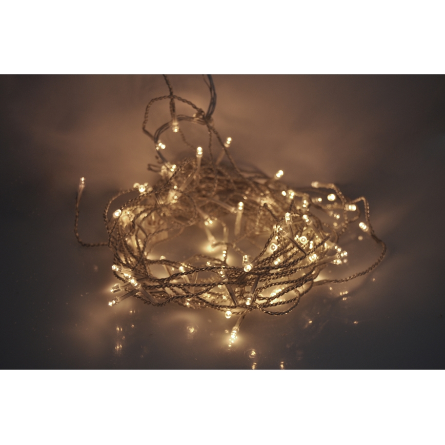 Tenda luminosa LED per esterni 360 LED, 8 funzioni, 15 m, IP44, bianco caldo