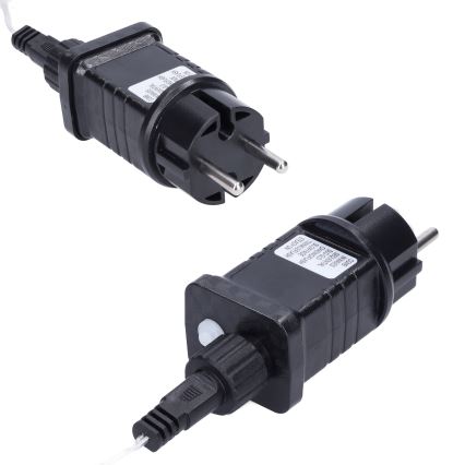 Tenda luminosa LED per esterni 360 LED, 8 funzioni, 15 m, IP44, bianco caldo