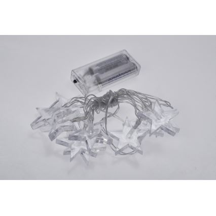 Catena luminosa LED 10xLED/2xAA 2,5 m blu