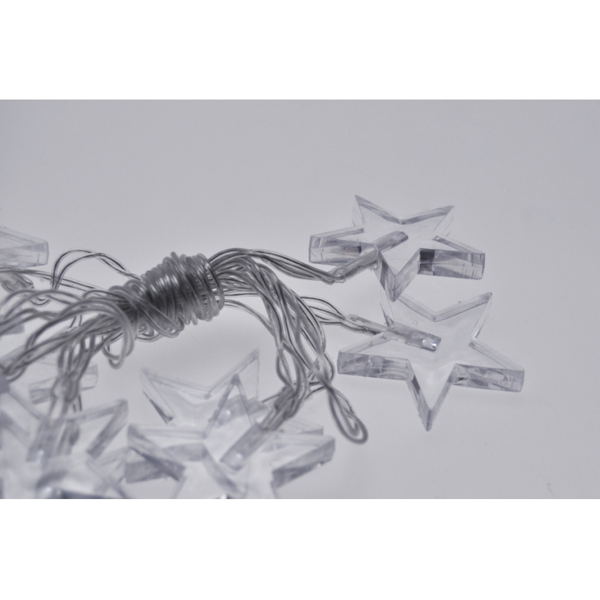 Catena luminosa LED 10xLED/2xAA 2,5 m blu